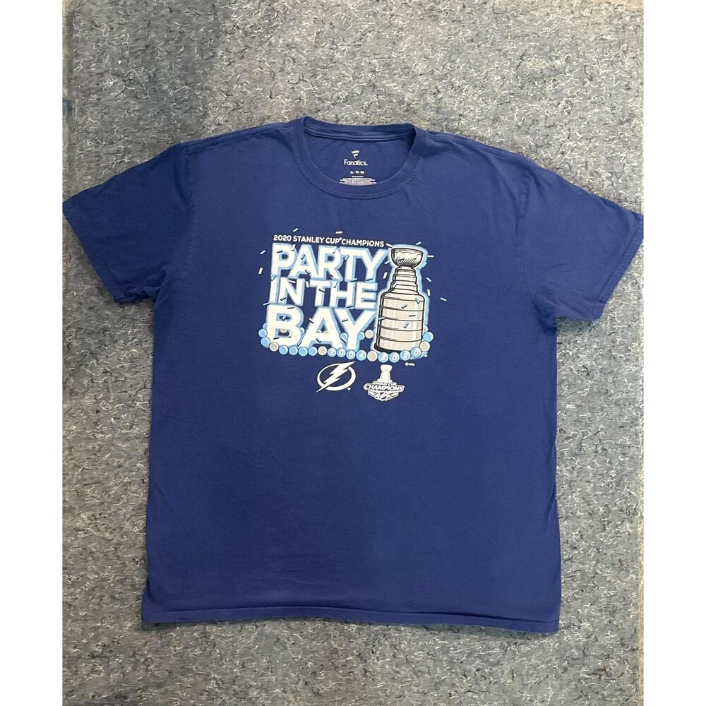 Fanatics Tampa Bay Lightning 2020 Stanley Cup Champions T-Shirt – XL